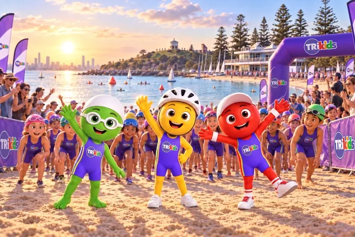 Storyboard: Splash, Dash and Bolt at the Elwood start line
