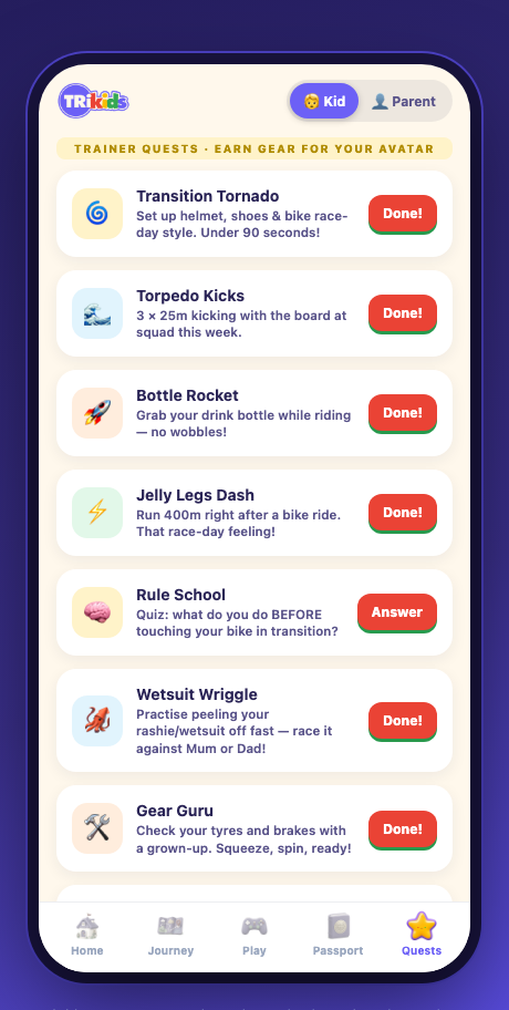 Weekly quests